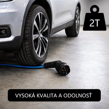 Nabíjací kábel EVpartner Mode 3, 22kW, 3x32A, 5m, Type 2