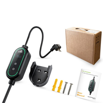 Prenosná nabíjačka EVpartner Ultra 3,7kW, 1x16A, 5m, 10m, Type 2